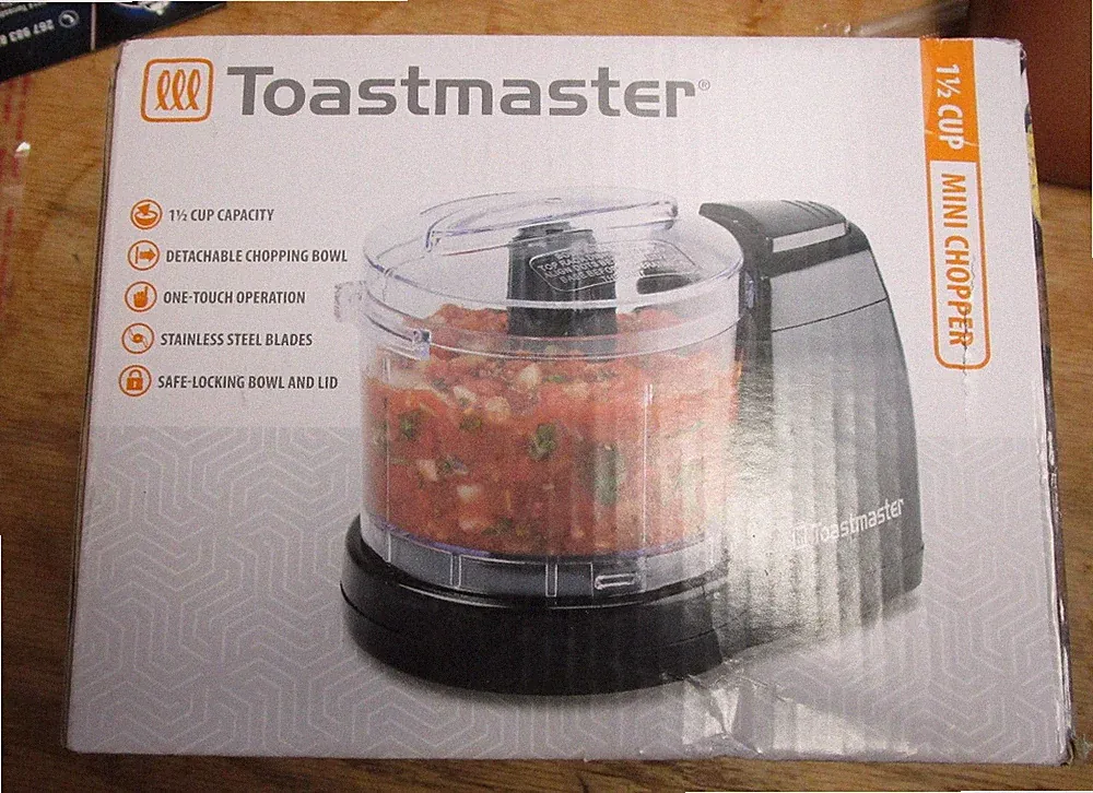 Toastmaster Mini Food Chopper 1.5 Cup Capacity