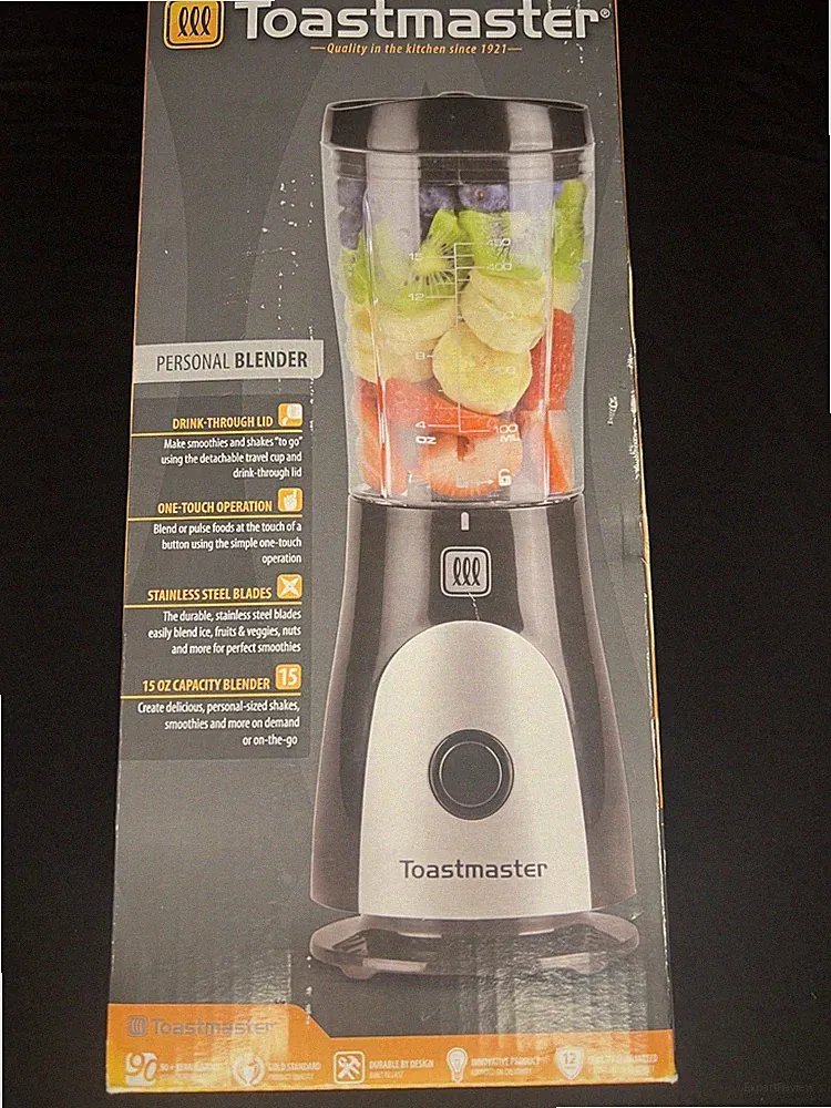 Toastmaster Personal Blender Compact Single Serve w/ Box and Manual Tested