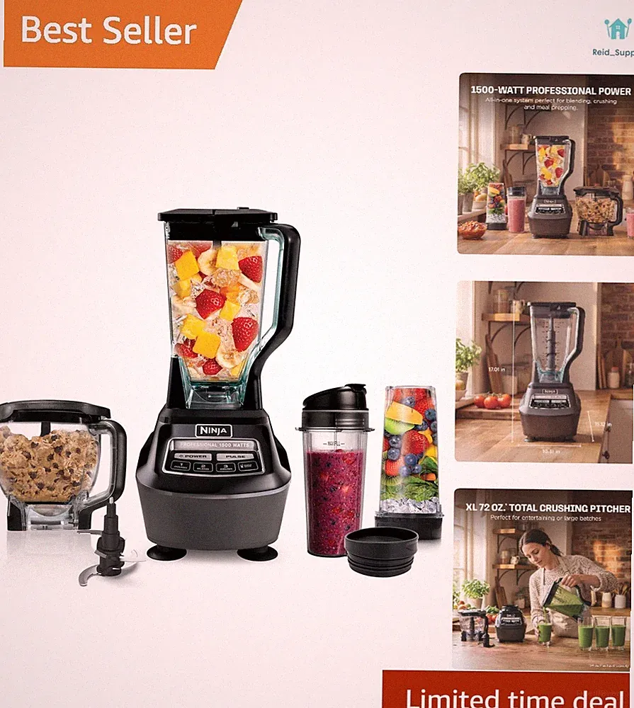 Blender Combo Food Processor for Ice Crushing