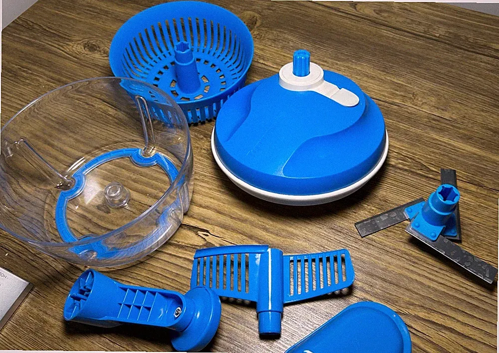 Tupperware Blue Power Chopper Chop N Prep Food Processor