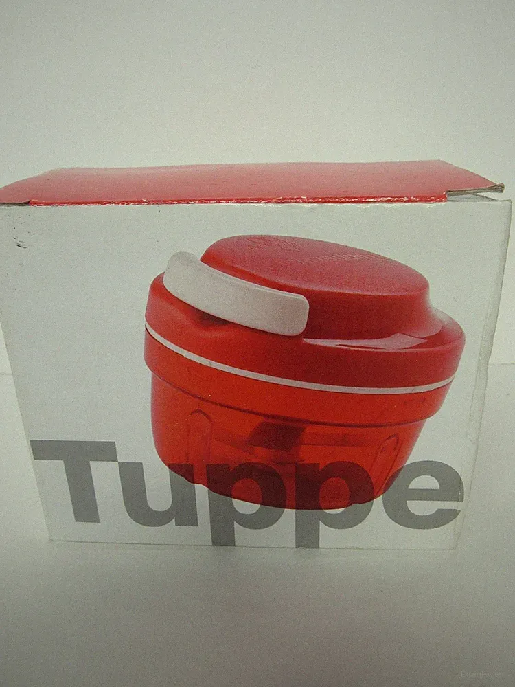 Tupperware Chop N Prep Chef Red Mini Food Chopper Processor New MIB