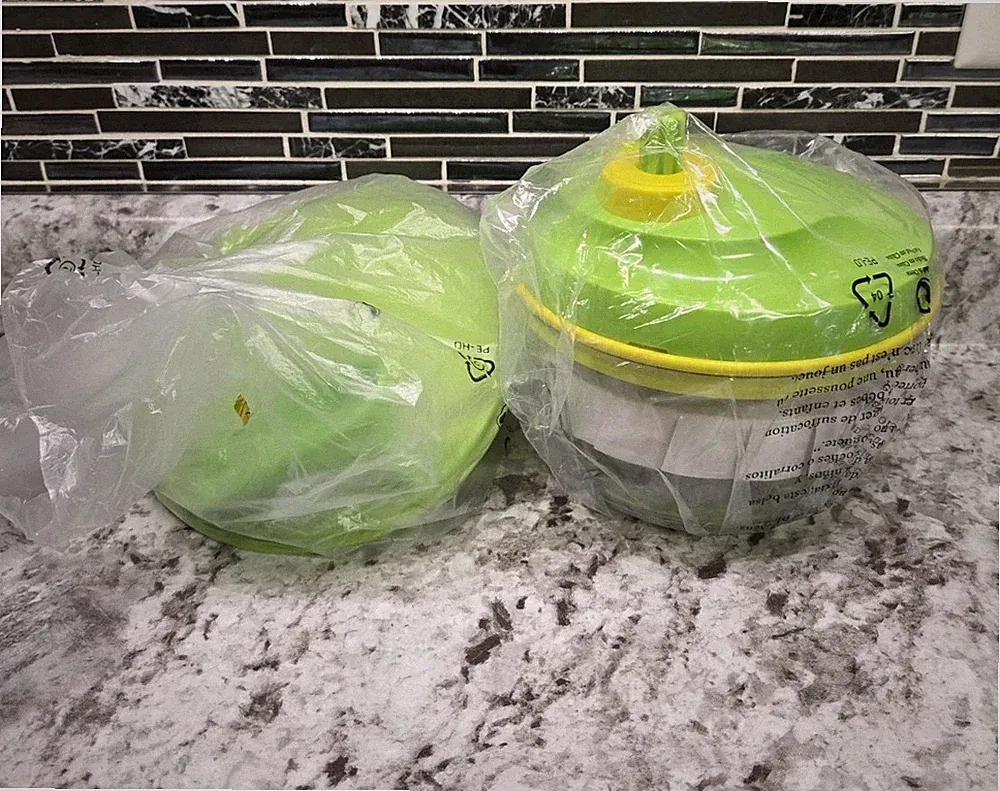 Tupperware Green Quick Chef Pro System Manual Food Processor - Parts See Descrip