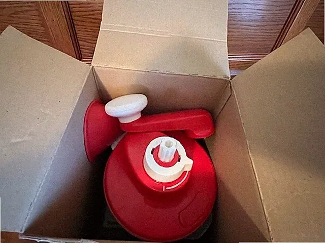 TUPPERWARE Quick Chef Food Processor Chopper Mixer Whisk Funnel Red