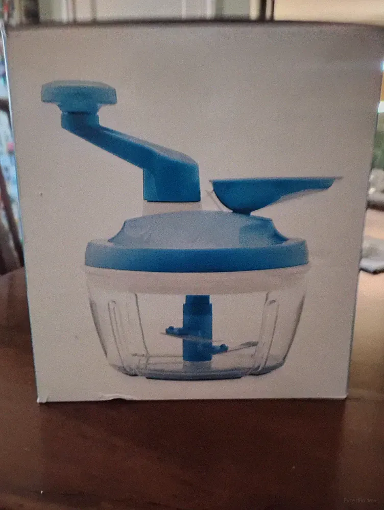 Tupperware Quick Chef Pro System Blue Manual Food Processor Chopper