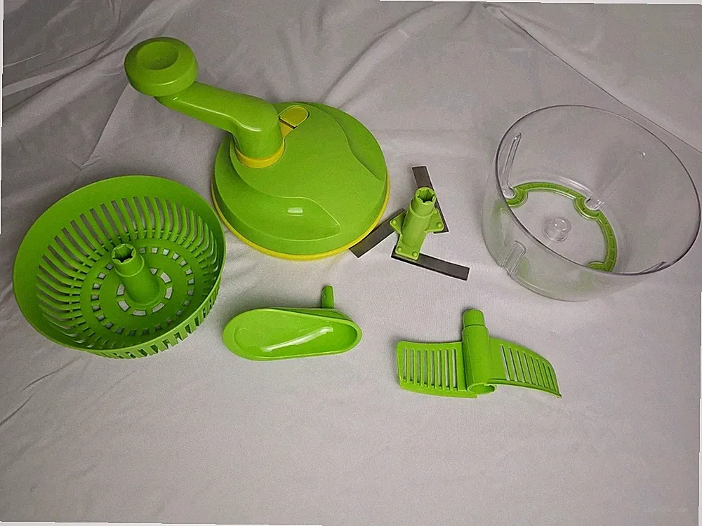 TUPPERWARE Quick Chef Pro System Green Manual FOOD PROCESSOR Chopper