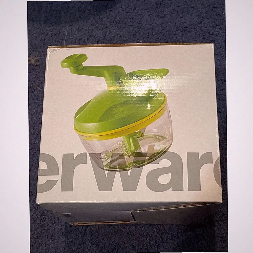 Tupperware Quick Chef Pro System Manual Food Processor Green 99-8470 New