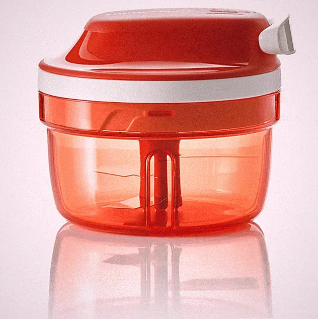 Tupperware SuperSonic Chopper Compact Mini Food Processor Red NEW!