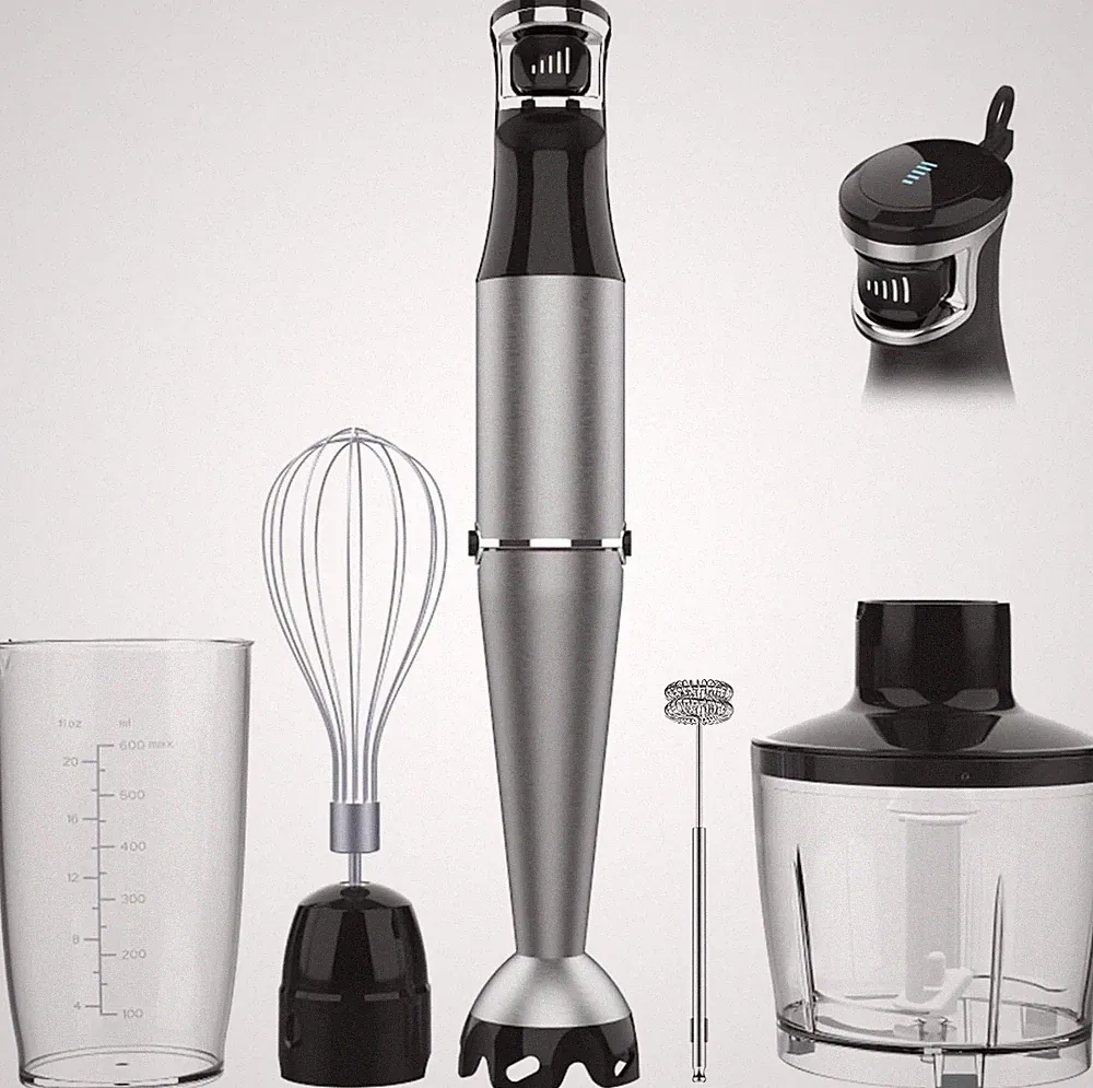 Turelar Immersion Blender Handheld Corded Hand Blenders Set 1100W, Trigger Varia