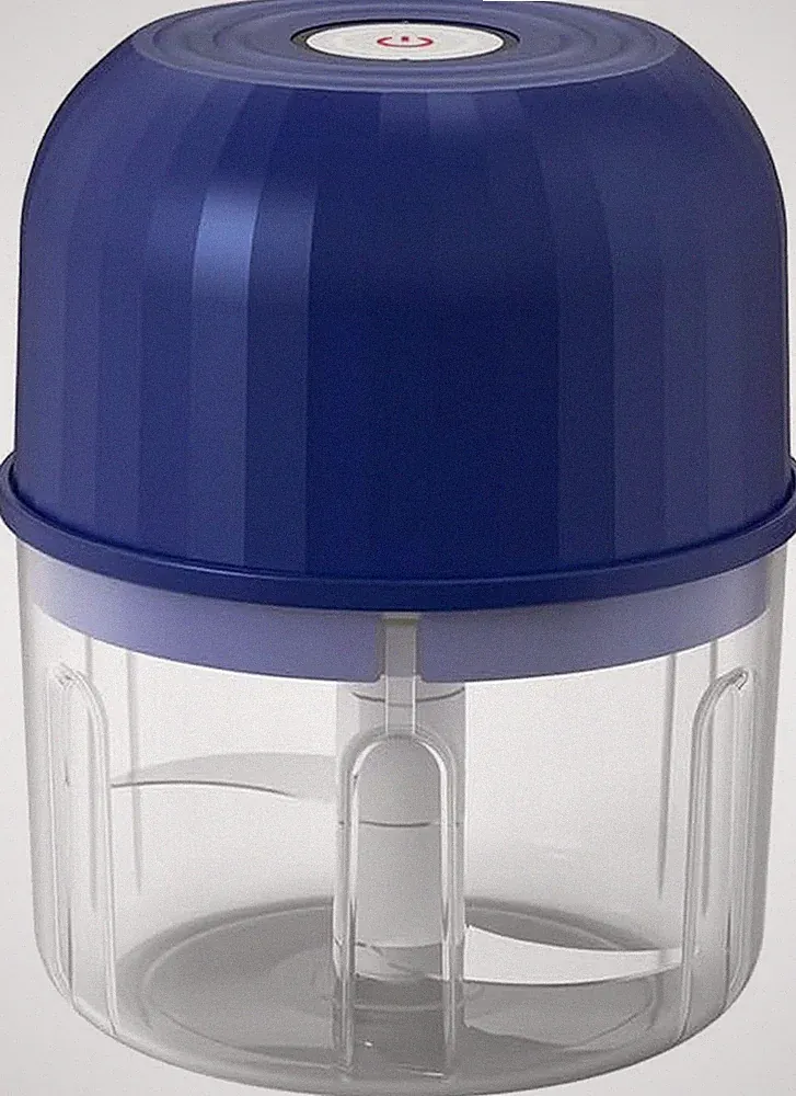 Type-C Rechargeable Electric Food Processor 260ml - Reverse-Plug Compatible Port