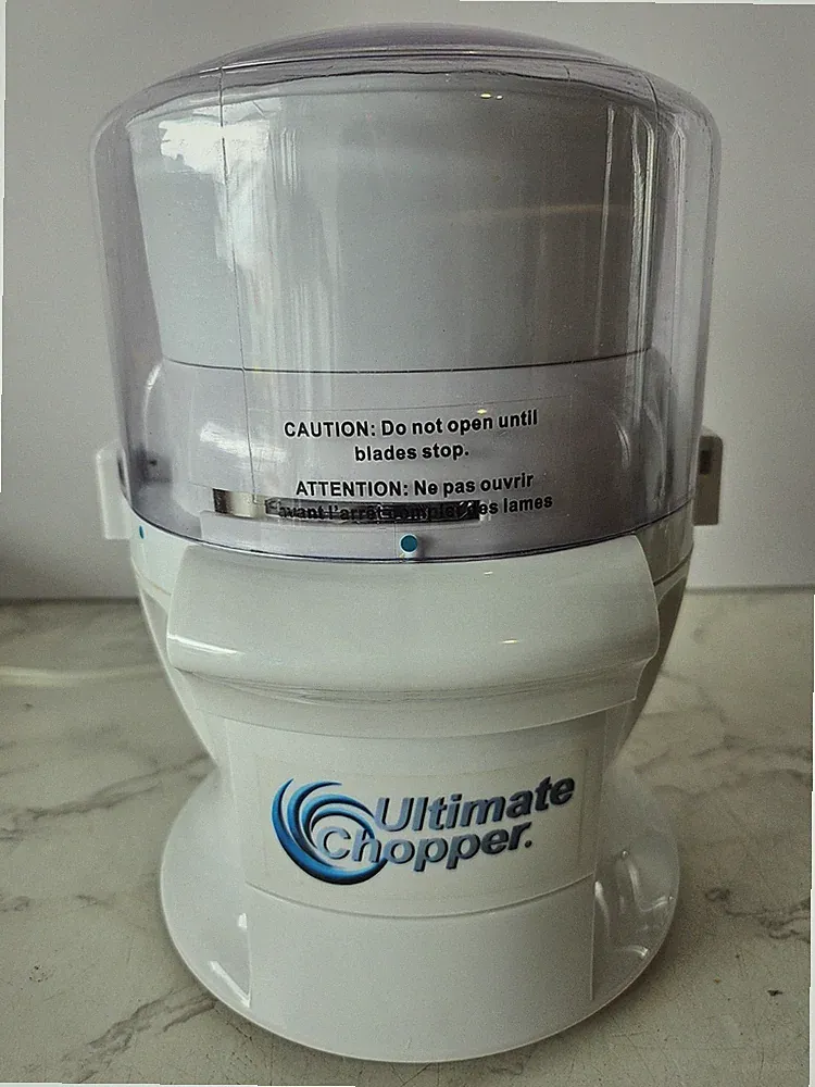 Ultimate Chopper CH-1-600W white Food Processor Tested Clean