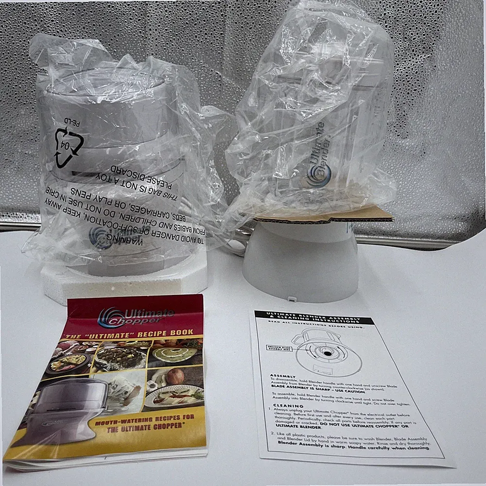 Ultimate Chopper CH-1 Food Processor with Blender Attachment NEW - No Box