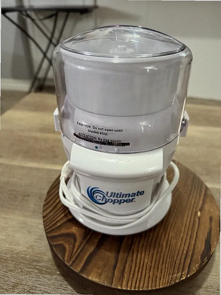 Ultimate Chopper CH-1 White Food Processor 600 Watts TESTED CH-1-600W