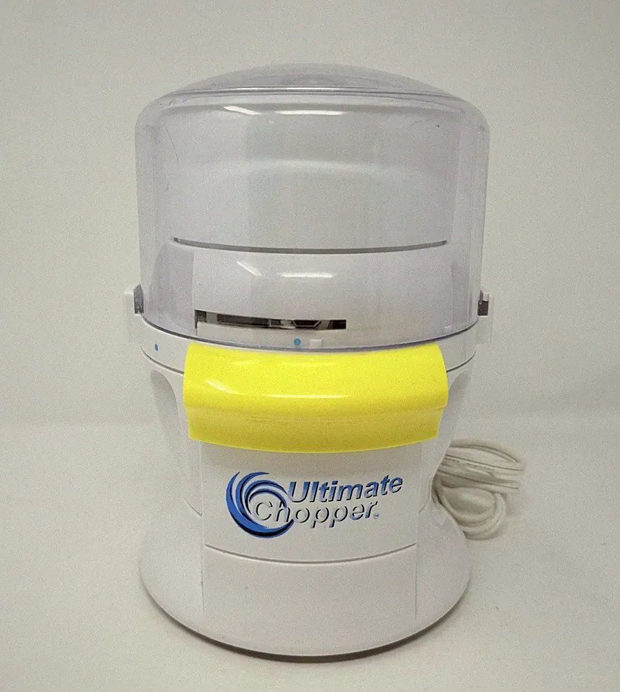Ultimate Chopper Food Processor CH-1-750W Tested Working White And Yellow