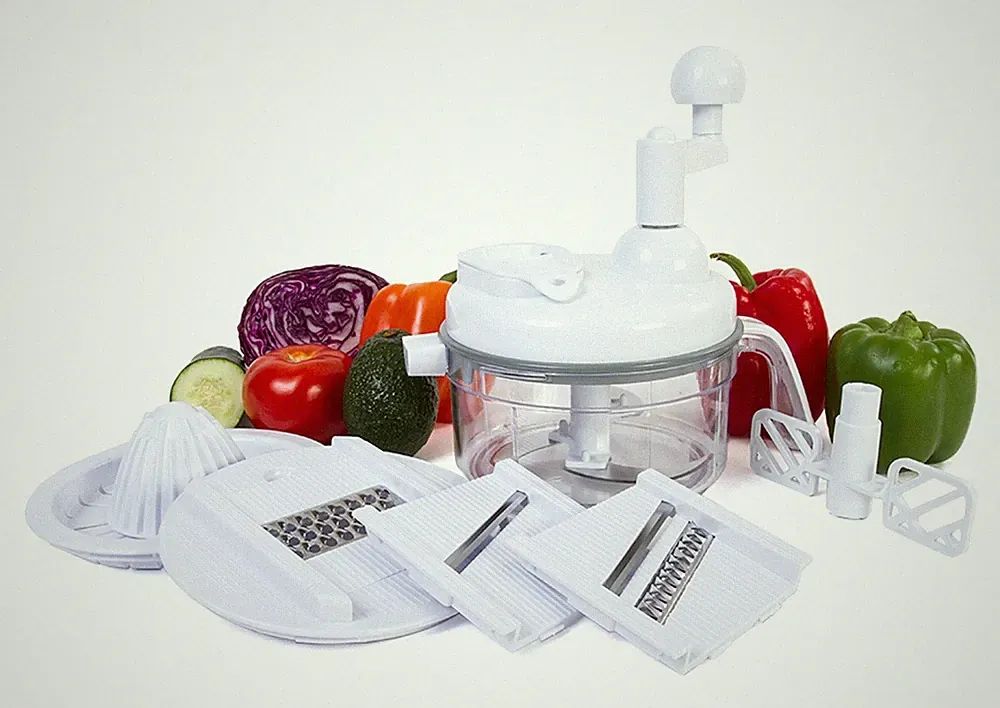 Ultra Chef Express 7 in 1 Food Chopper - As Seen on TV Manual Food Processor