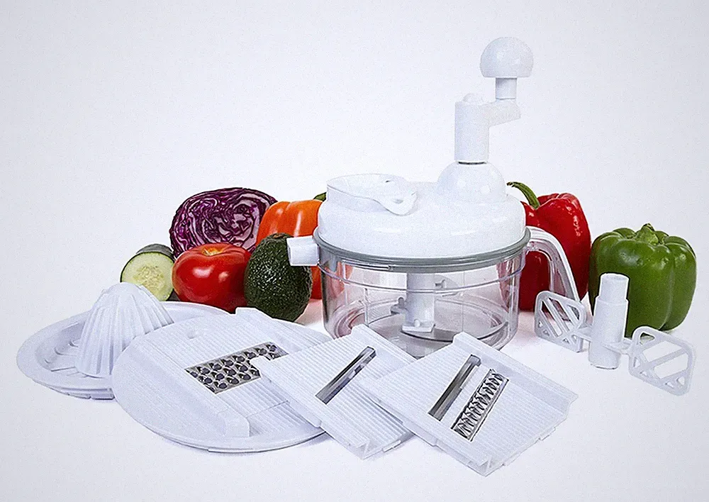 Ultra Chef Express Salsa Maker, Food Processor, Chopper, Mixer, Blender, Slicer