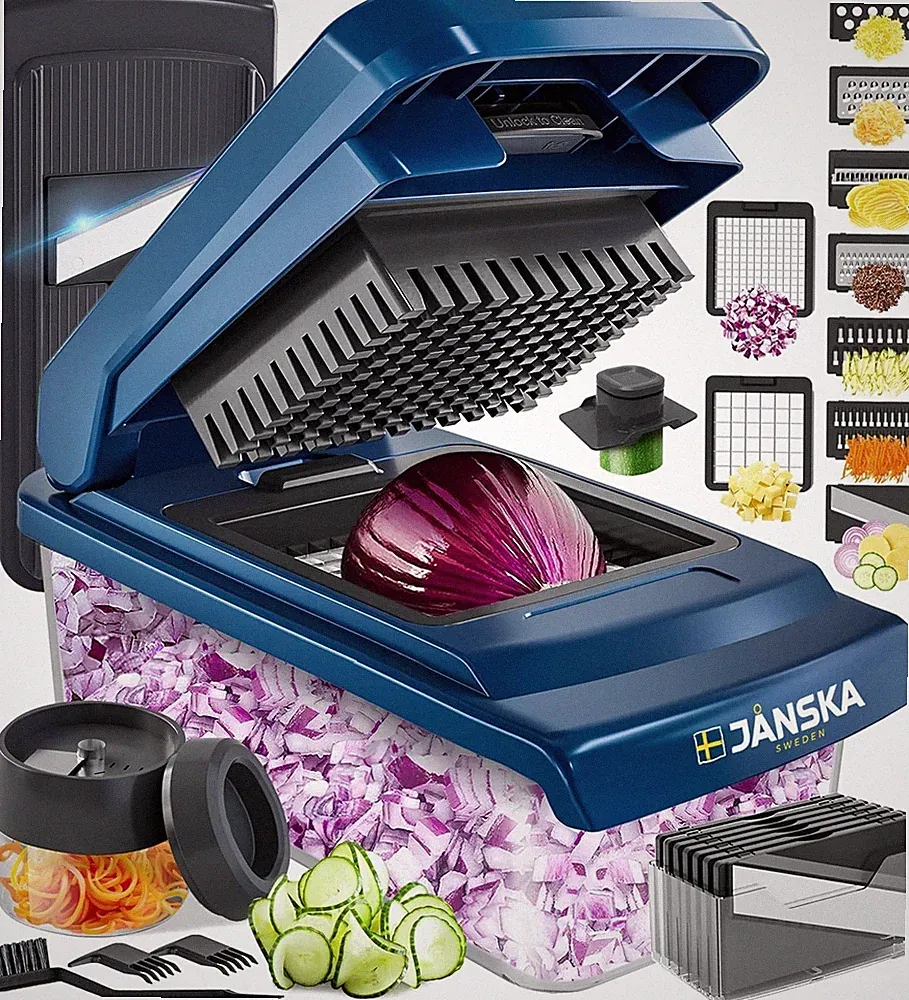 Ultrachop All-In-1, 12 Blade Heavy Duty Vegetable Chopper, Food Chopper