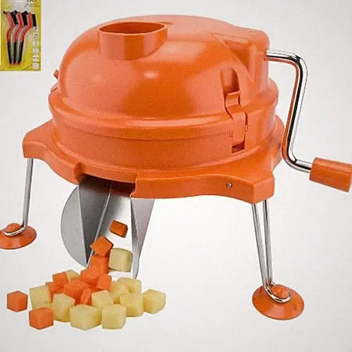 Upgrade CL003 Dynacube Commercial Vegetable Dicer, 1/4" x 1/4" Food Prep Cutter
