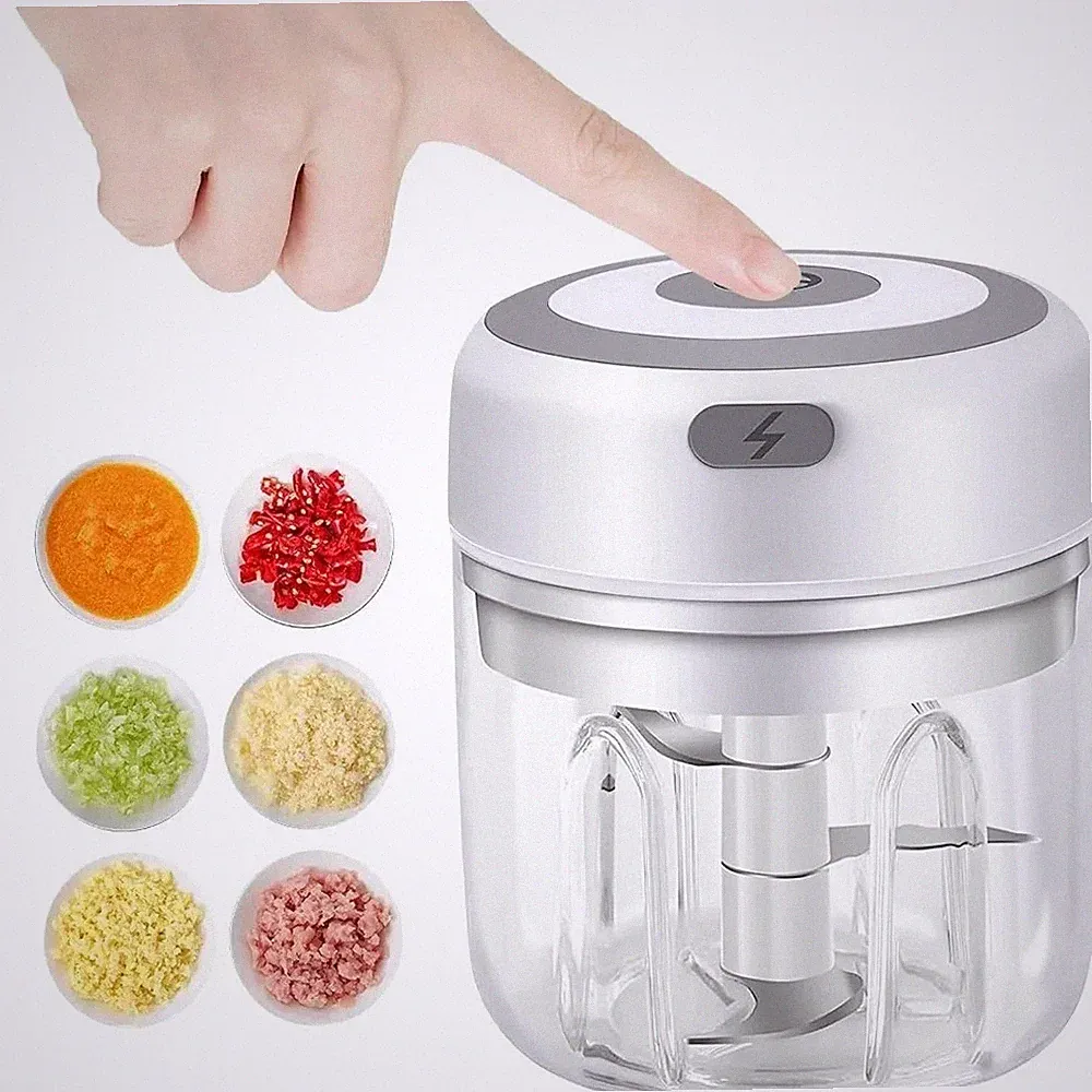 USB Electric Mini Food Processor & Garlic Mincer