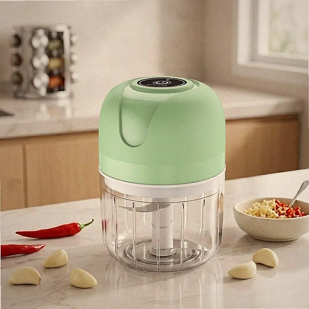USB Garlic Chopper, Mini Electric Food Processor for Ginger & Veggies