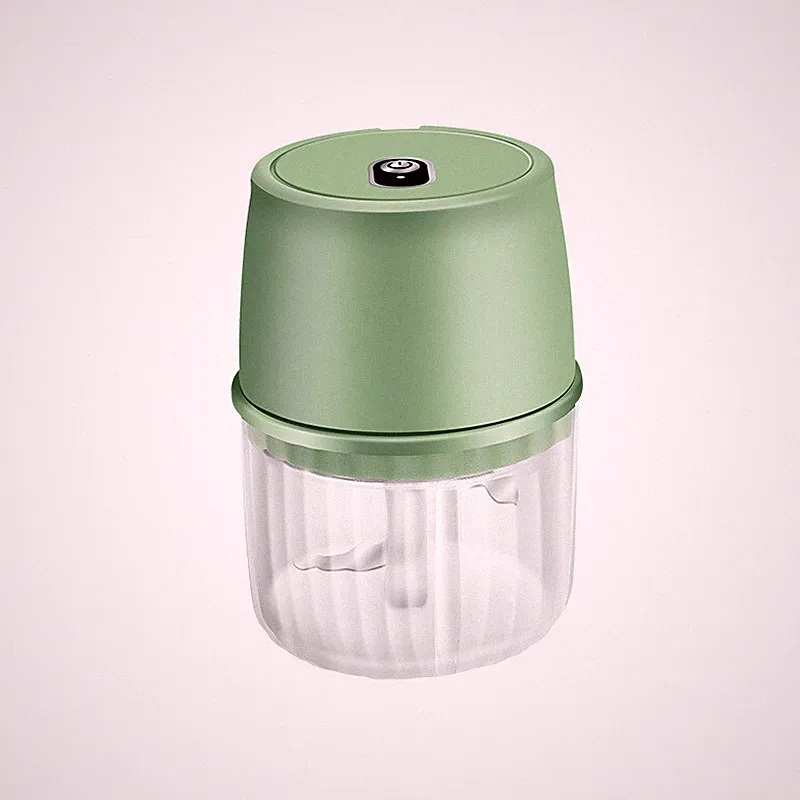 USB Rechargeable Electric Garlic Press Portable Wireless Food Chopper Mini Compl