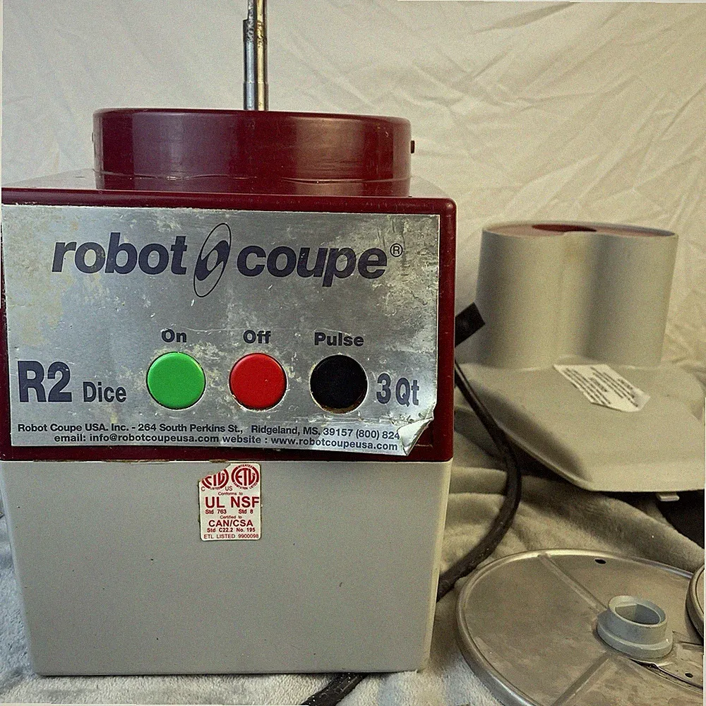 Used Robot Coupe R2 DICE 3qt Food Processor with Continuous Feed See Images*