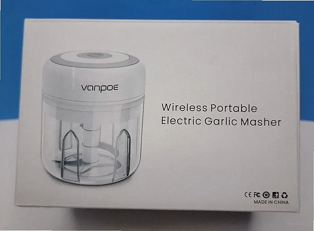 Vanpoe Mini Garlic Chopper Small Food Processor USB Rechargeable Portable