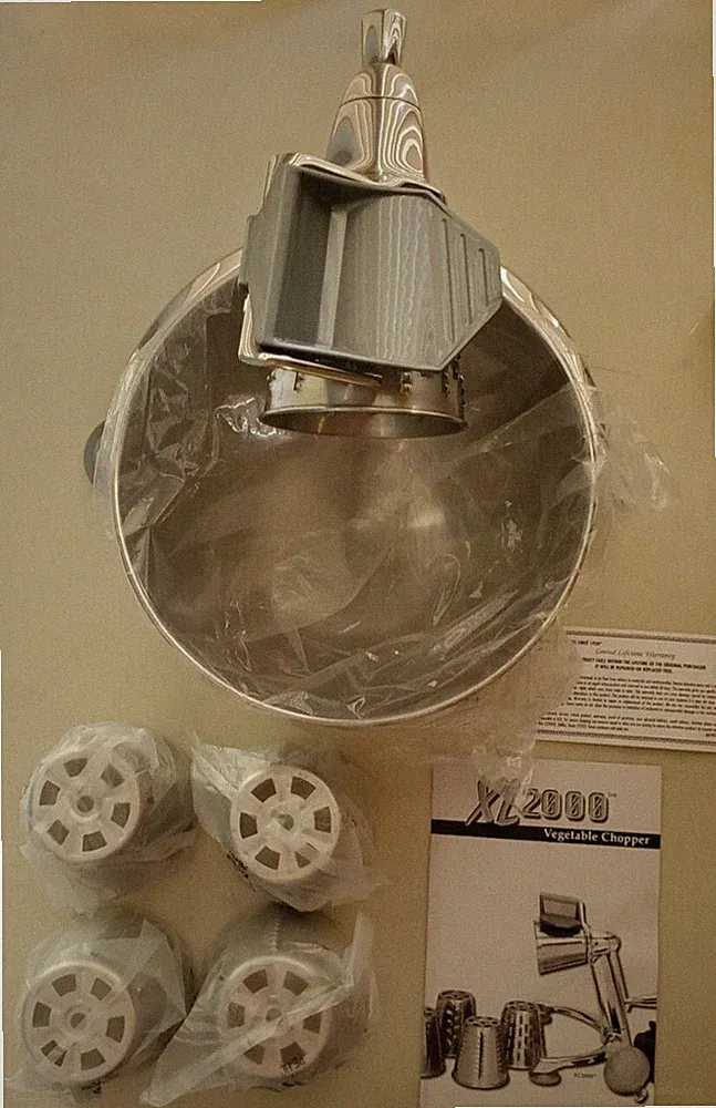 Vegetable Chopper Dynamic Food Processor with 5 Stainless Steel Shredders KTVC7B