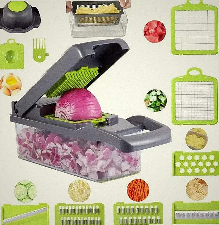 Vegetable Chopper Mandoline Slicer Cutter Food Processor Kitchen Tool