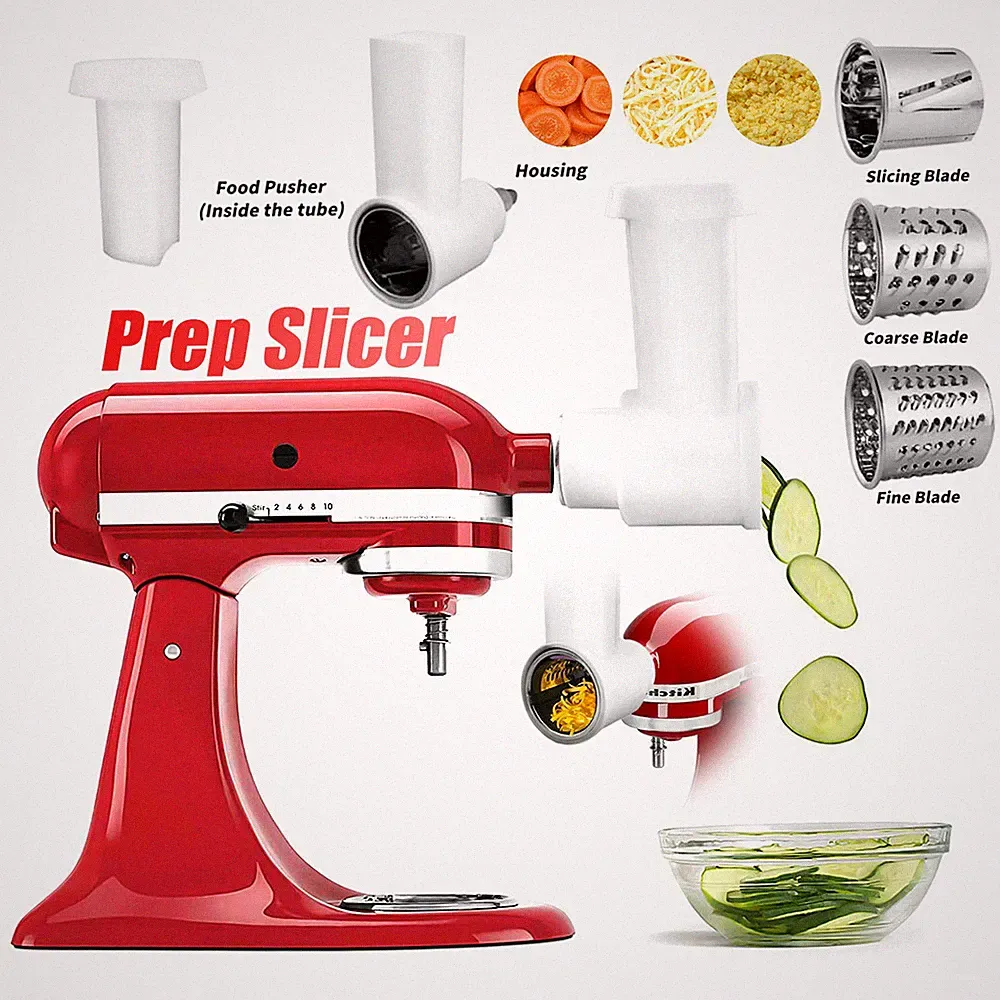 Vegetables Fresh Prep Slicer/Shredder Attachment Fit For KitchenAid ALL Models