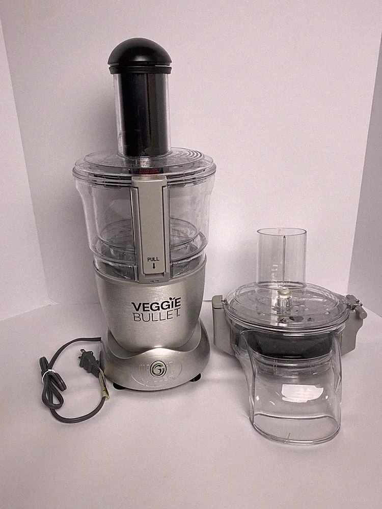 Veggie Bullet Magic Bullet Spiralizer Food Processor VB-102 Mixer Bundle