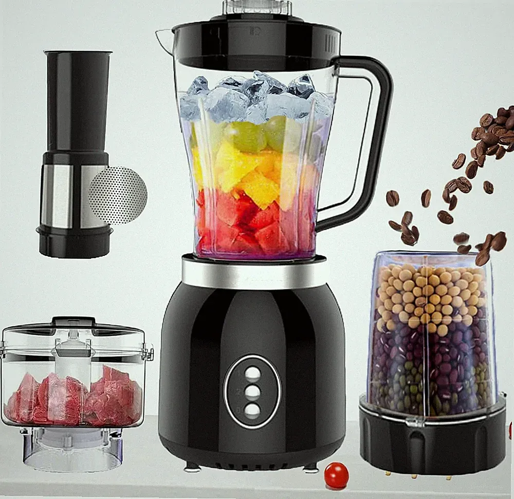 Versatile 800W Grinder Blender Food Processor for Smoothies, Meat & More