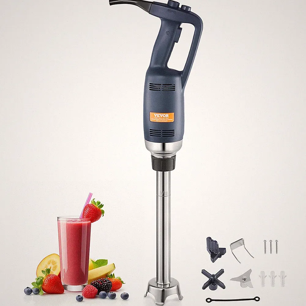 VEVOR Commercial Immersion Blender 350W Heavy Duty Hand Mixer for Soup Sauces