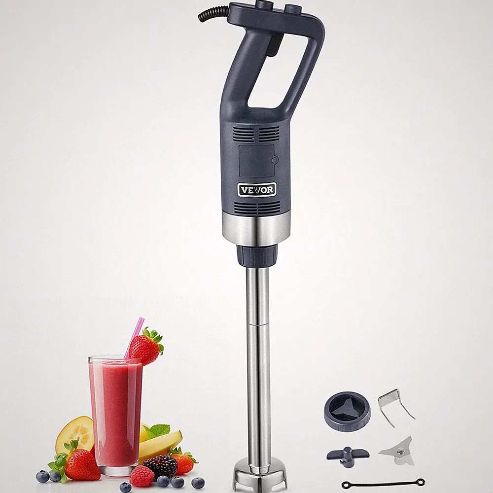 VEVOR Commercial Immersion Blender 500W Heavy Duty Hand Mixer for Soup Sauces