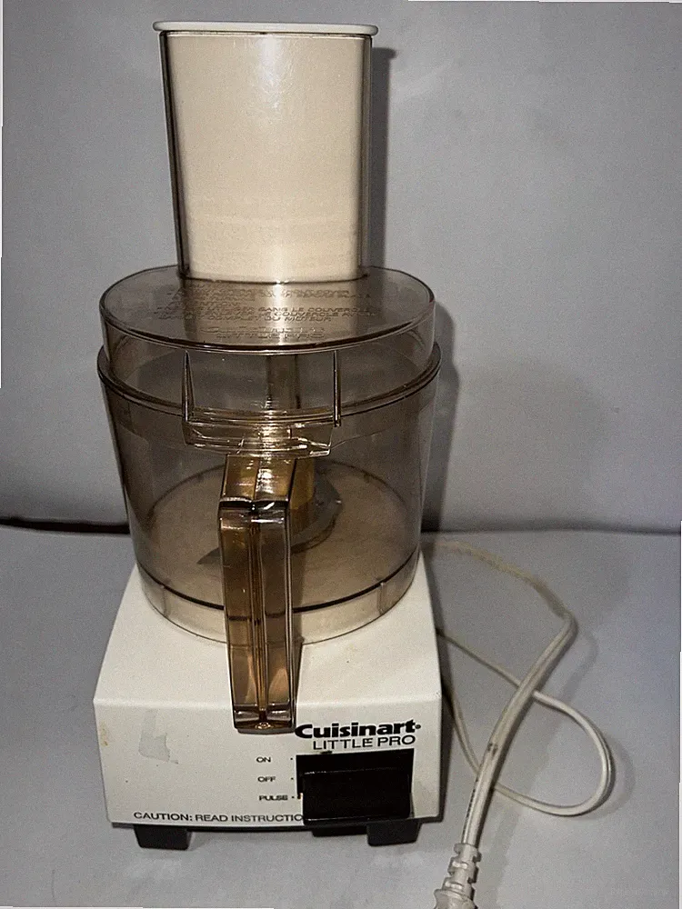 Vintage 1990 Cuisinart Little Pro Plus Food Processor System Tested