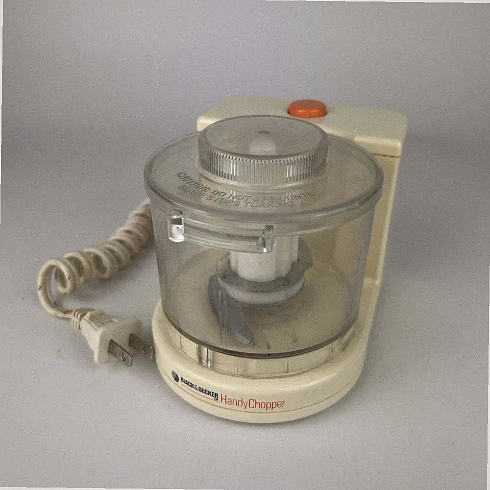 Vintage Black & Decker Handy Chopper HC-20 Mini Food Processor Tested