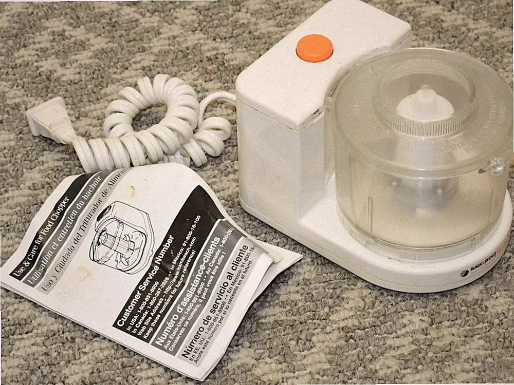 Vintage Black & Decker Small Handy Chopper Mincer HC20 Food Processor