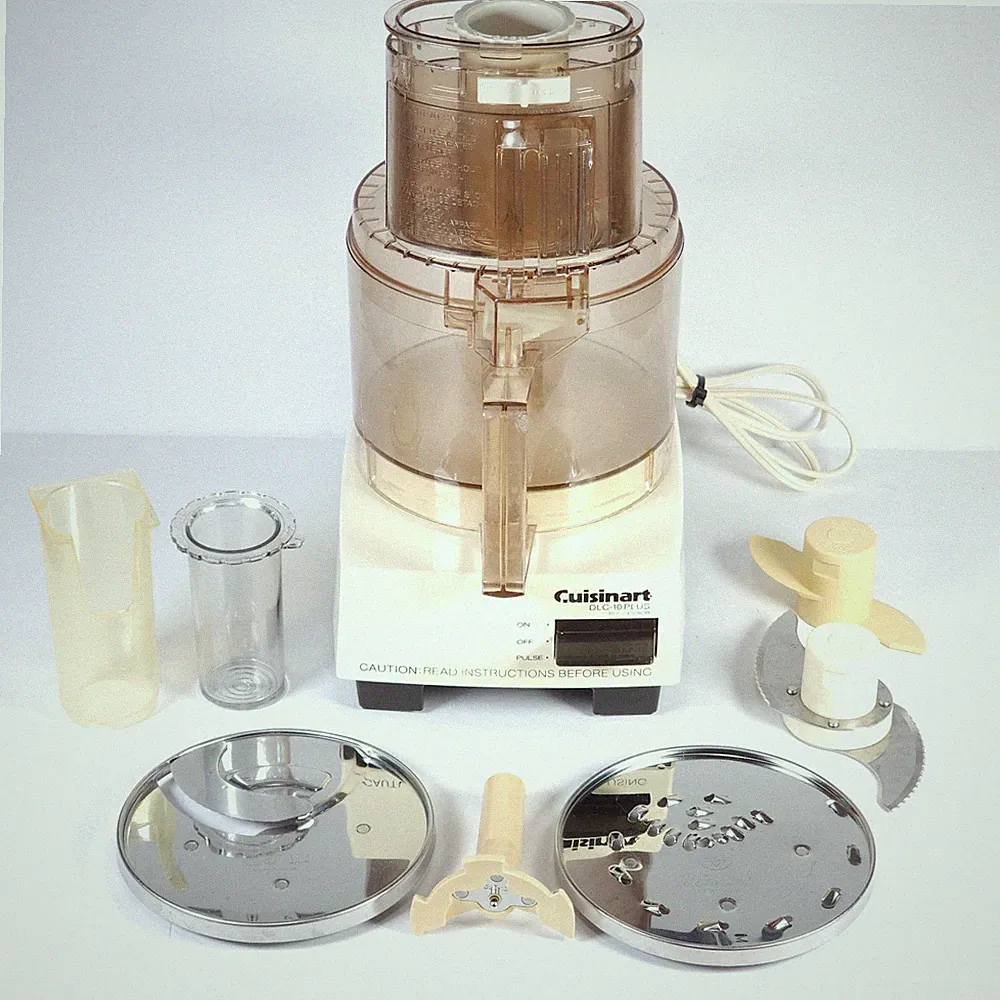 Vintage Cuisinart DLC-10 Plus Food Processor with Accessories TESTED