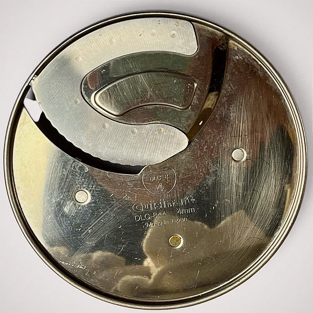 Vintage Cuisinart DLC-8 Plus Food Processor 4mm Slicing Disc Blade Japan DLC-844