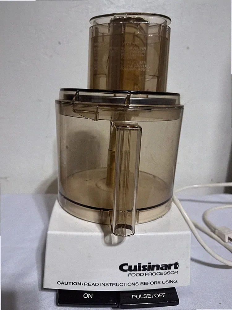 Vintage Cuisinart Food Processor Model DLC-7 Pro 14 Cup Made In Japan Works