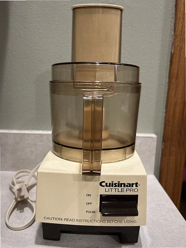 Vintage Cuisinart Little Pro Plus Food Processor w/ Blade - Tested & Working