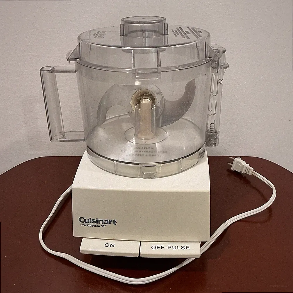 Vintage Cuisinart Pro Custom 11 Cup Food Processor White Tested Works