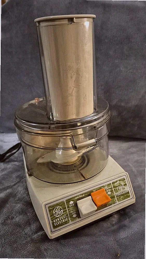 Vintage General Electric GE Food Processor Tested Works Great