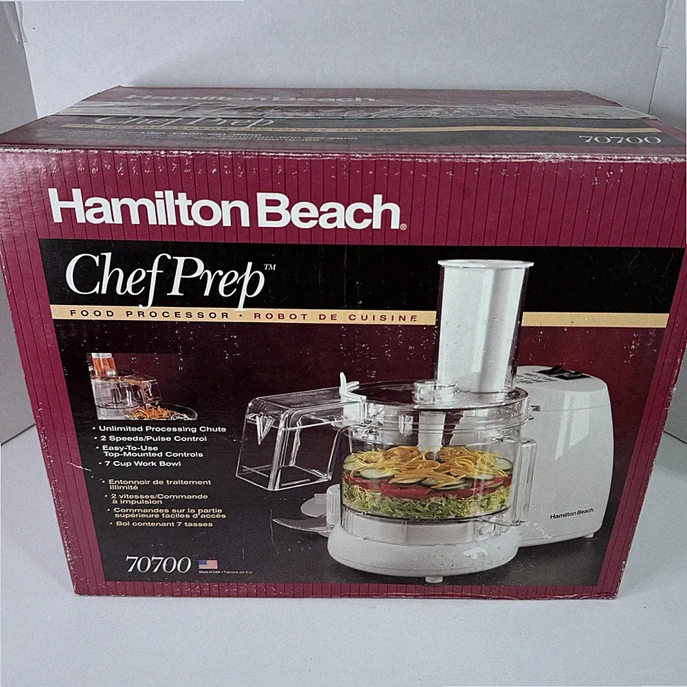🆕 Vintage Hamilton Beach 70700 7 Cup Food Processor NEW SEALED
