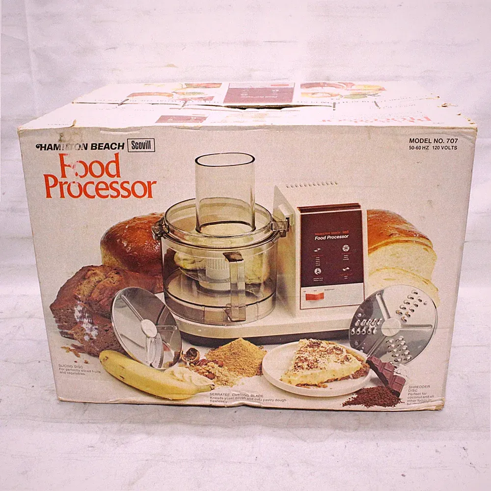 Vintage Hamilton Beach Scovill Model 707 Food Processor New Sealed