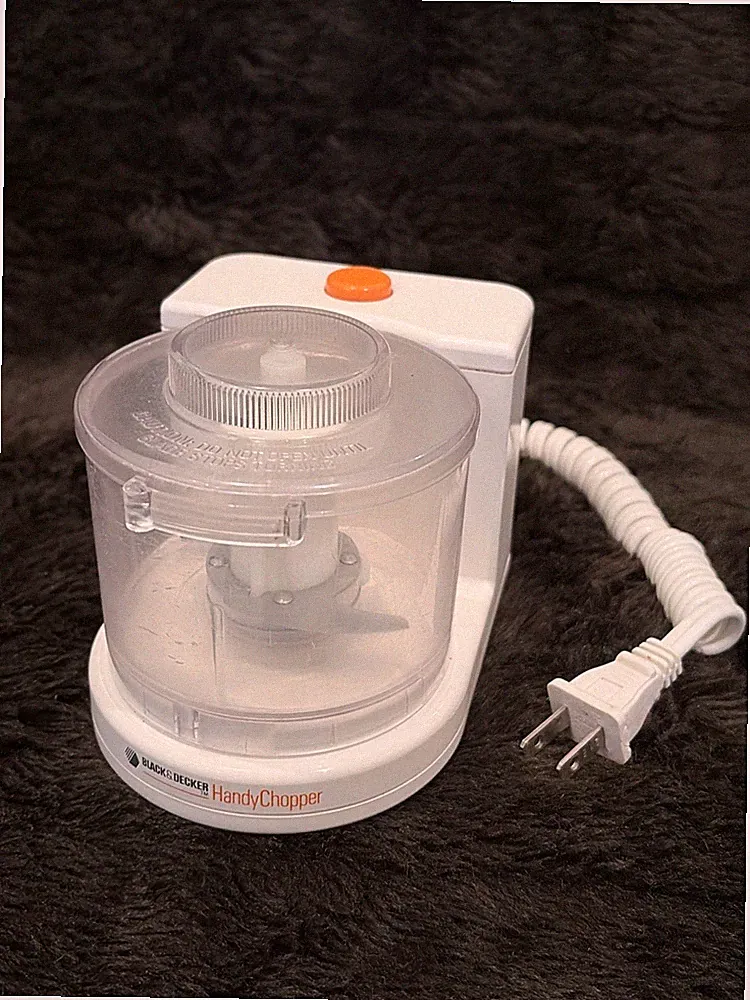 VINTAGE Handy Chopper By Black & Decker HC20 Mini Food Processor Tested & Works