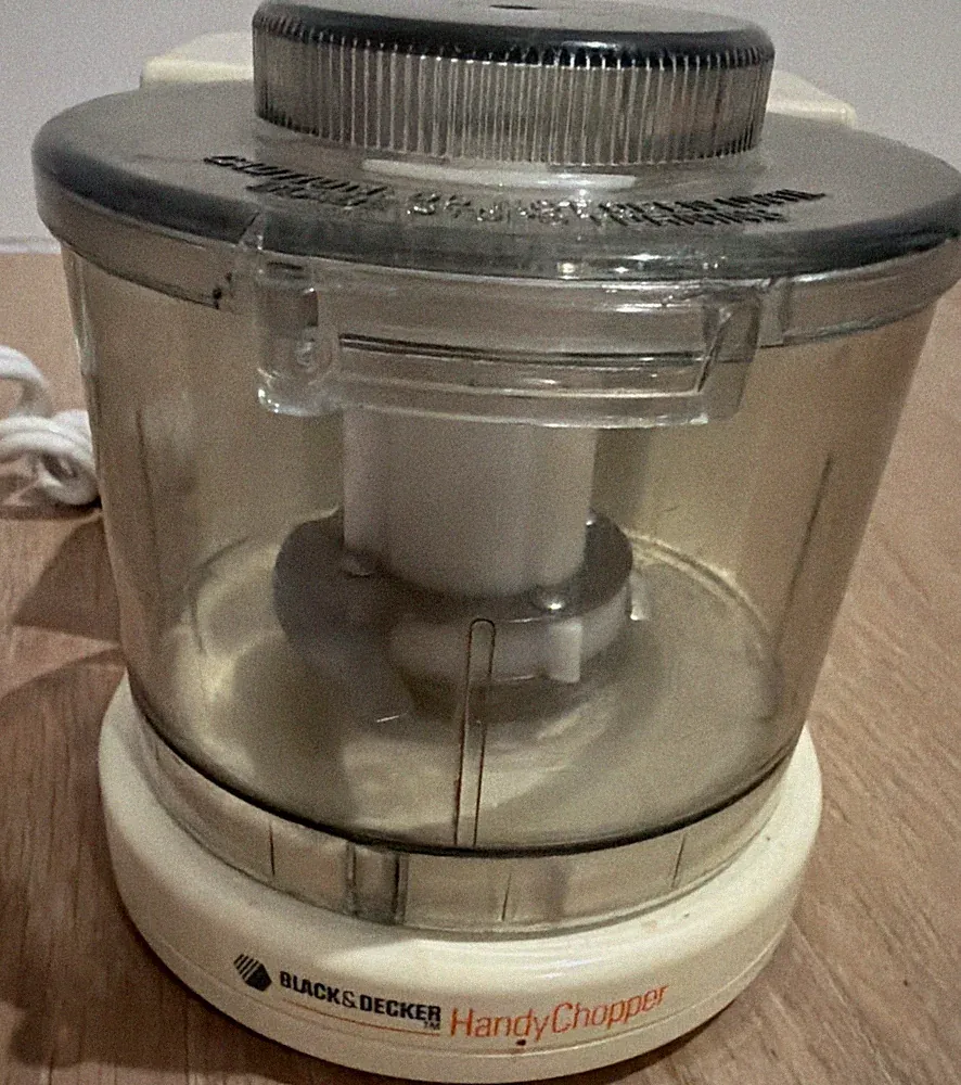 VINTAGE Handy Chopper By Black & Decker Mini Food Processor - Tested