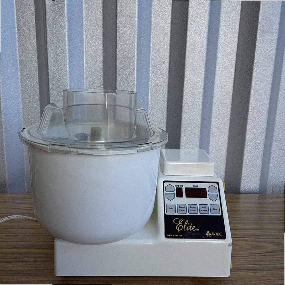 Vintage K-Tec Elite Food Preparer Dough Mixer E-4 With Accessories