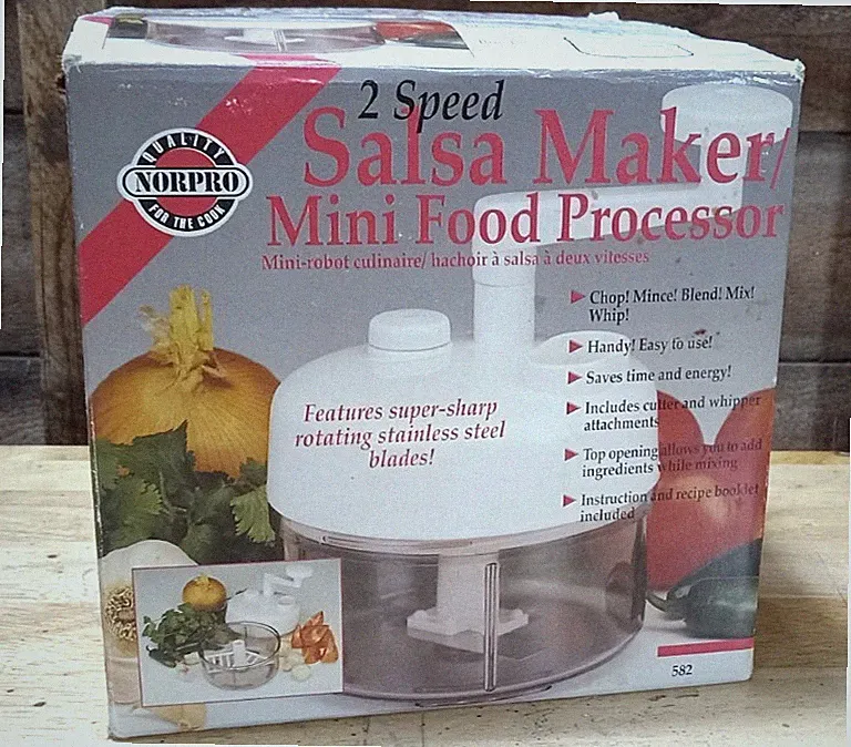 Vintage Norpro 2-speed Mini Food Processor Salsa Maker