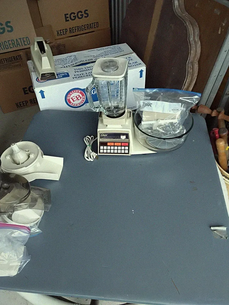 Vintage Oster All In One Kitchen Mixer Blender Food Processor