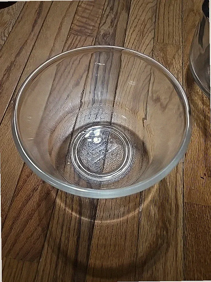Vintage OSTER Kitchen Center Food Processor Mixer Glass Bowl 6.75"